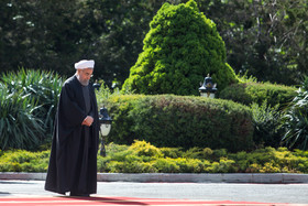 استقبال رسمی از رئیس جمهوری کره جنوبی 